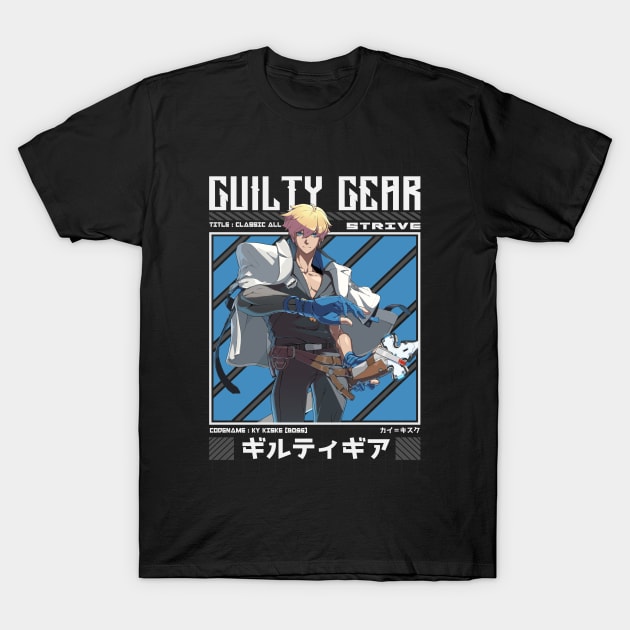 Ky Kiske - Guilty Gear Strive T-Shirt by Arestration